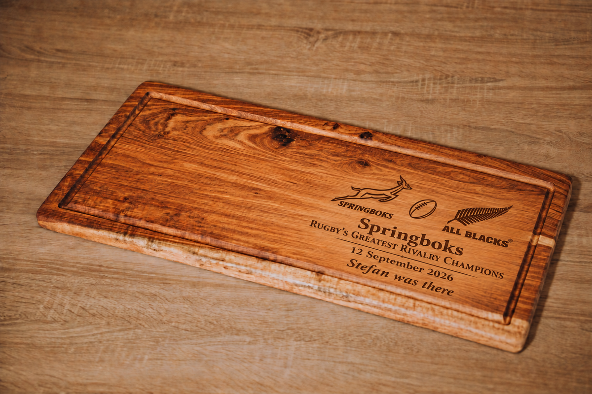 Personalised Springboks Greatest Rivalry Commemorative Braai Board- Limited Edition of 10